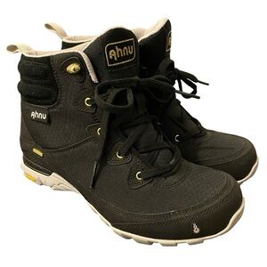 Ahnu Black High Top Waterproof Hiking Sneaker Boots Size 6.5